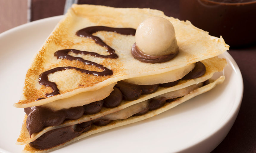 Mille feuille de crêpes